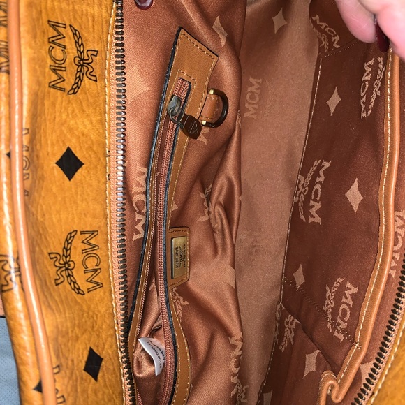 SOLD.  MCM - Vintage Visetos Boston Handbag - Picture 6 of 8